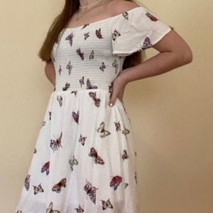 Off shoulder summer dress